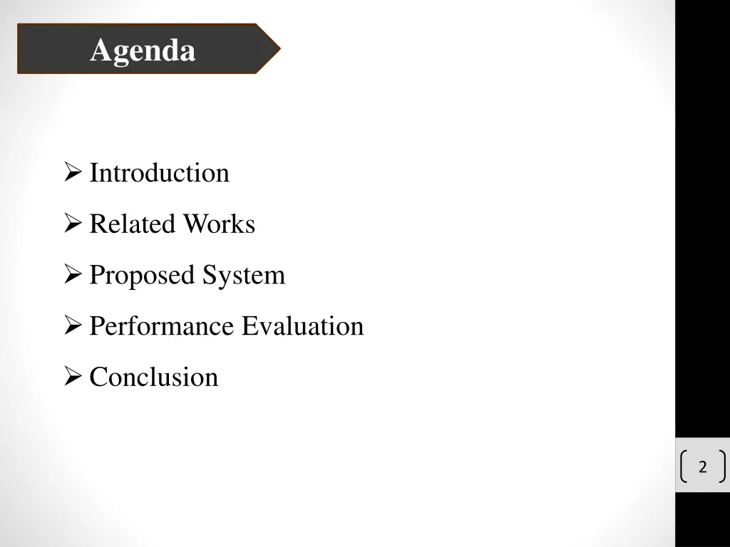 agenda
