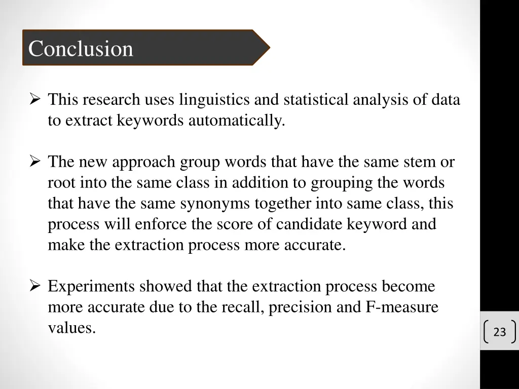 conclusion