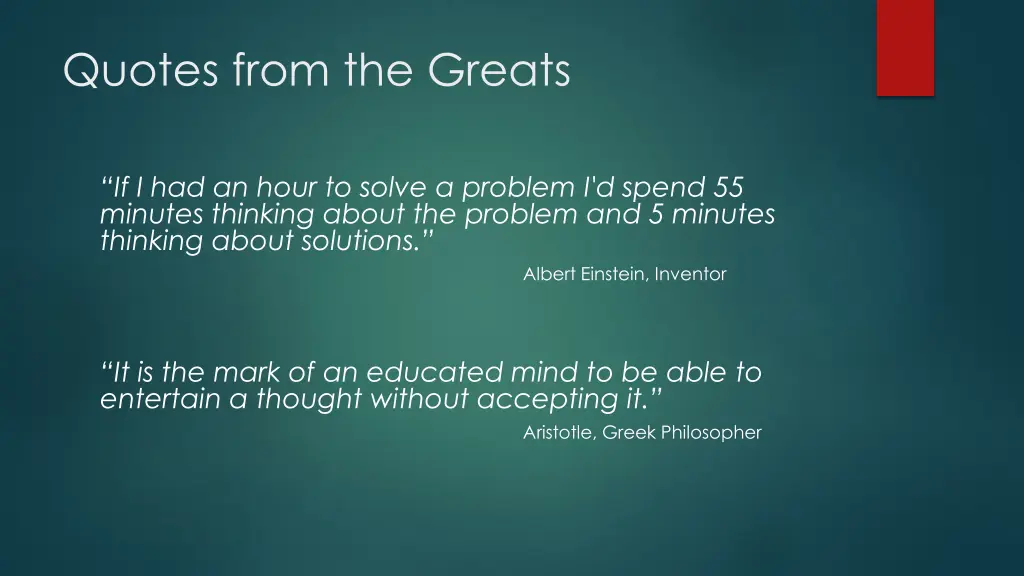 quotes from the greats