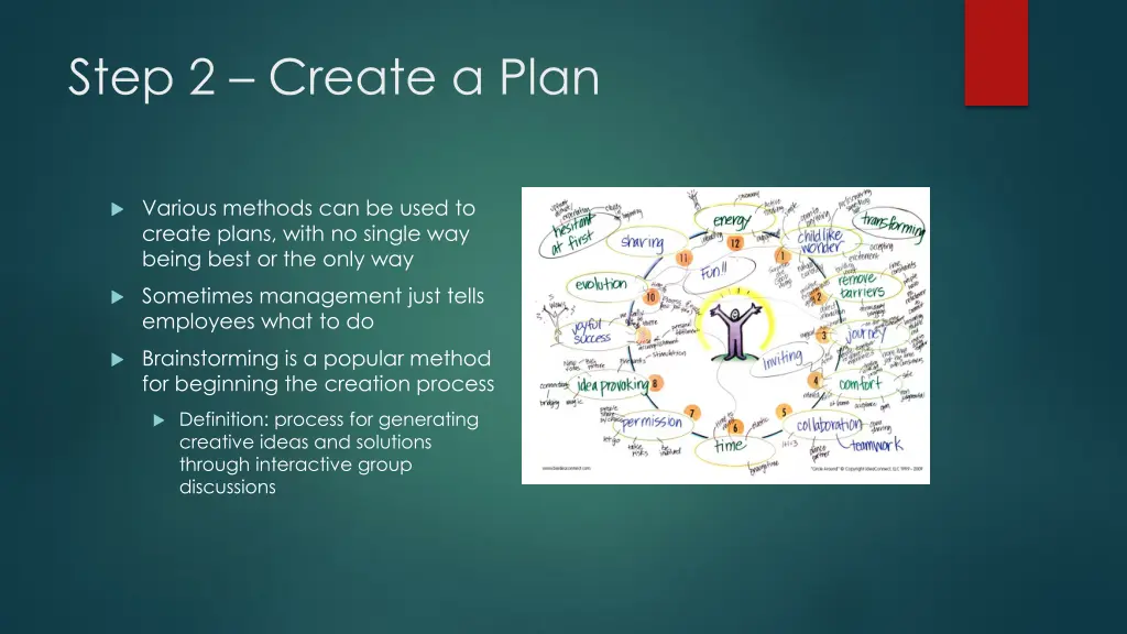 step 2 create a plan