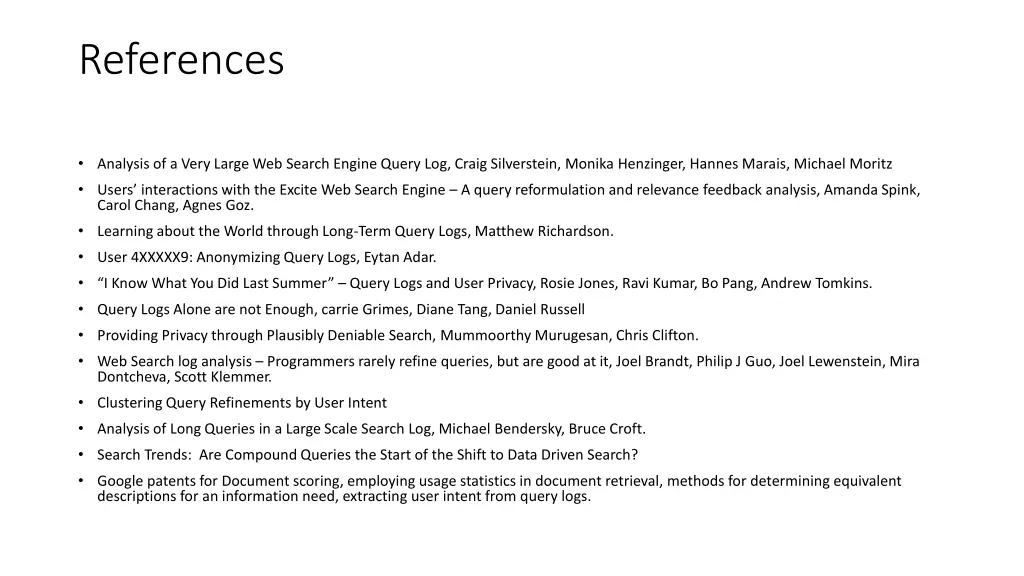 references