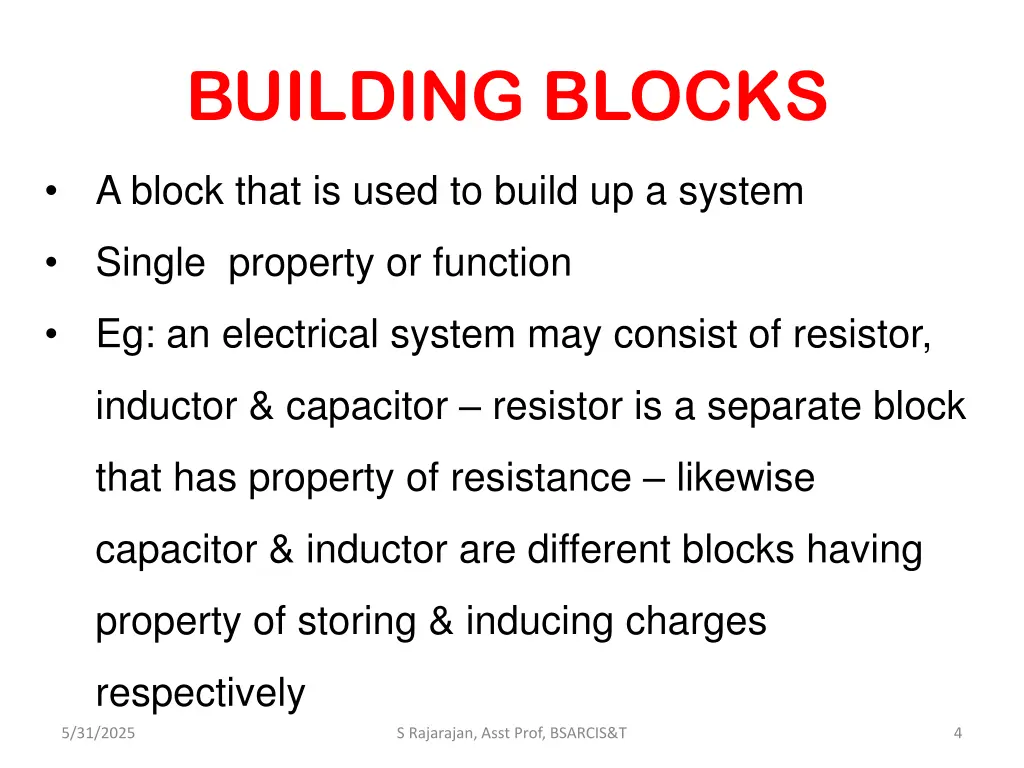building blocks