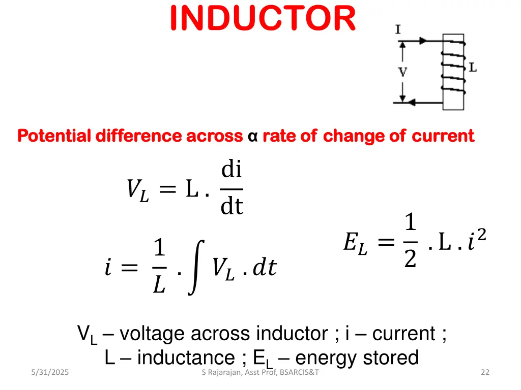 inductor
