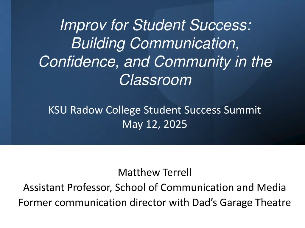 improv for student success building communication