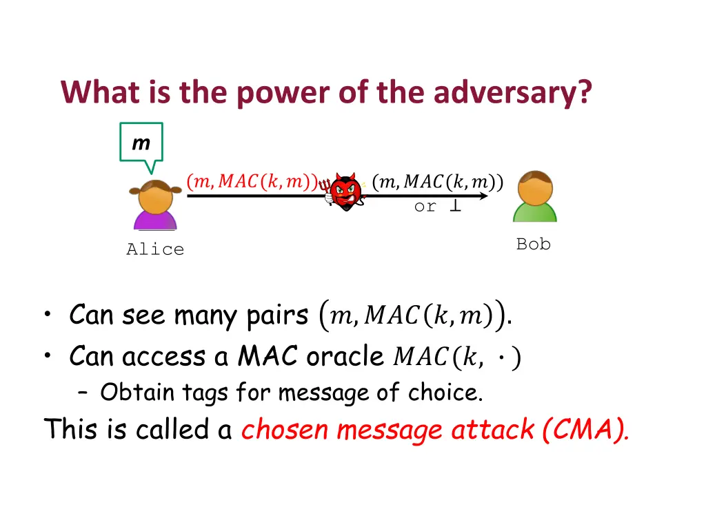 what is the power of the adversary