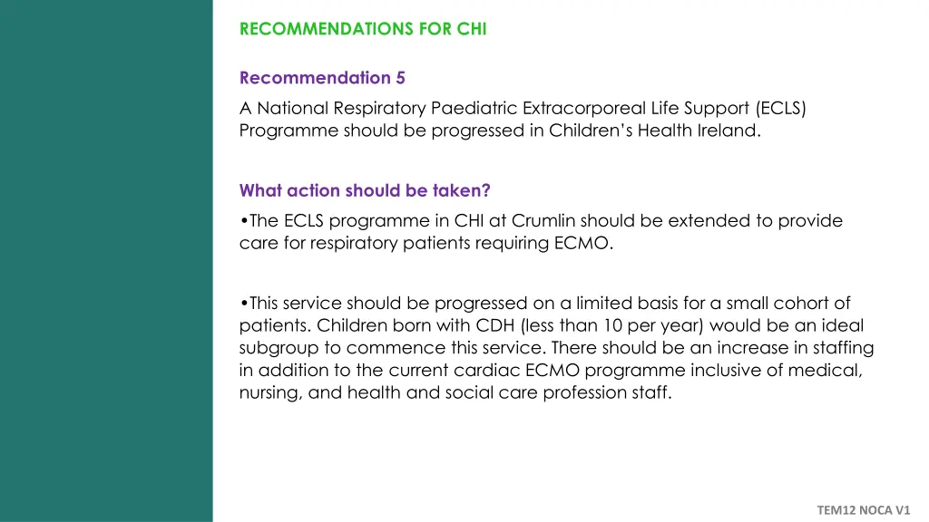 recommendations for chi 2
