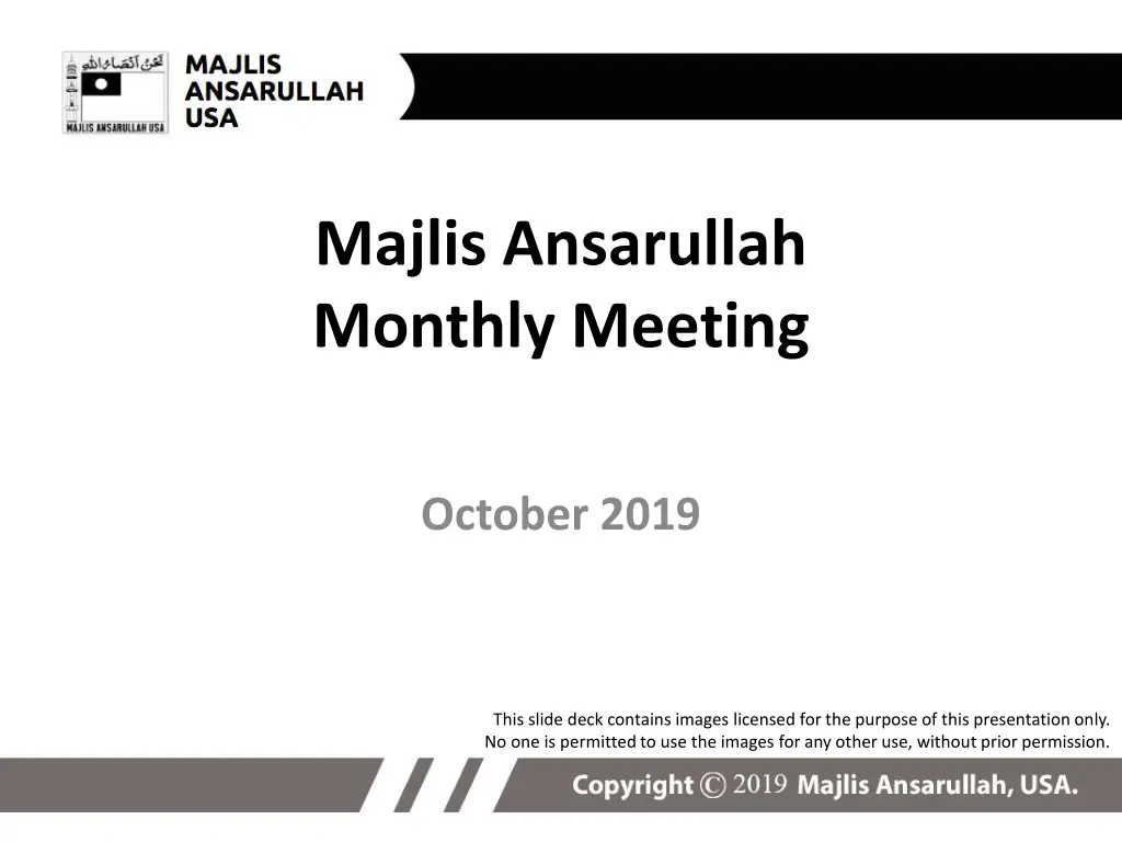majlis ansarullah monthly meeting
