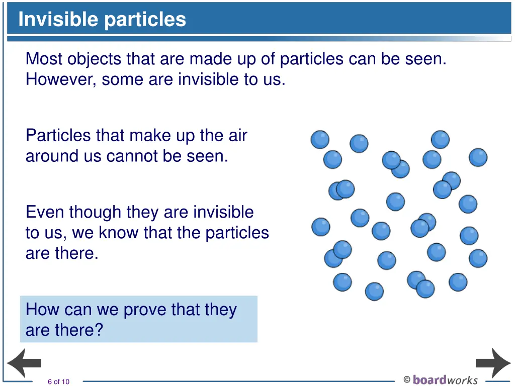 invisible particles