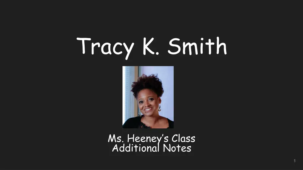 tracy k smith