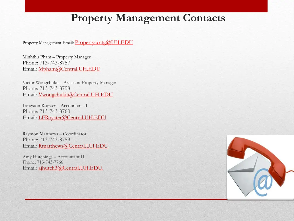 property management contacts