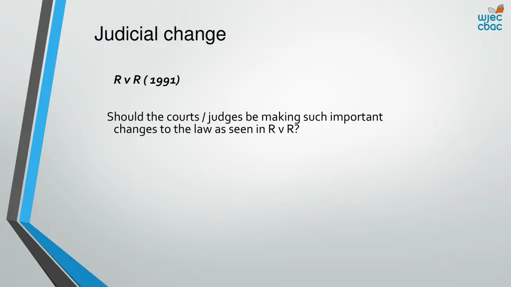 judicial change