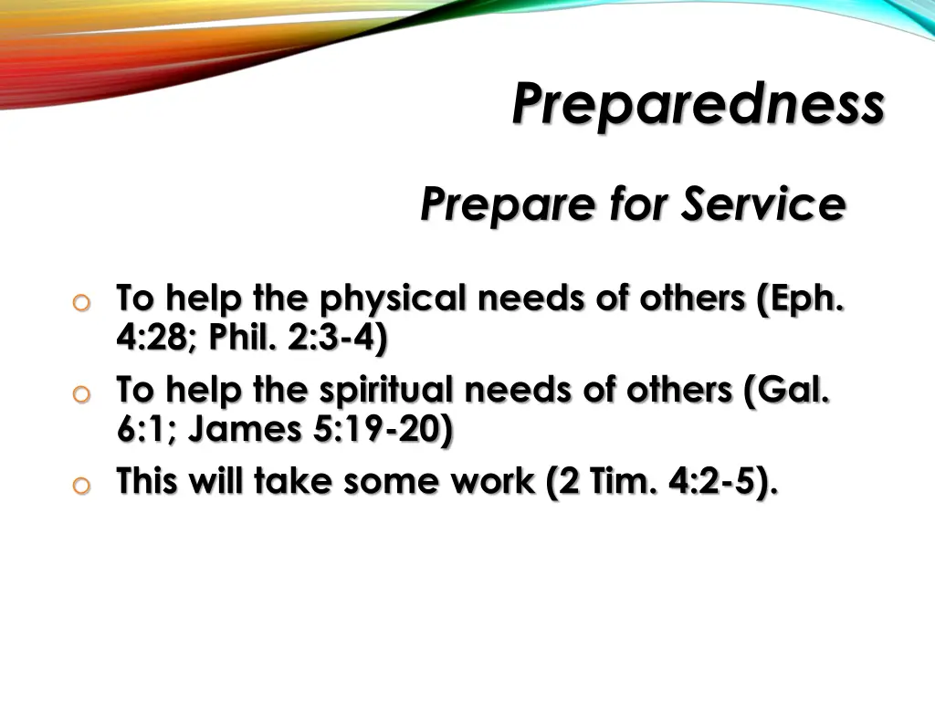 preparedness 1