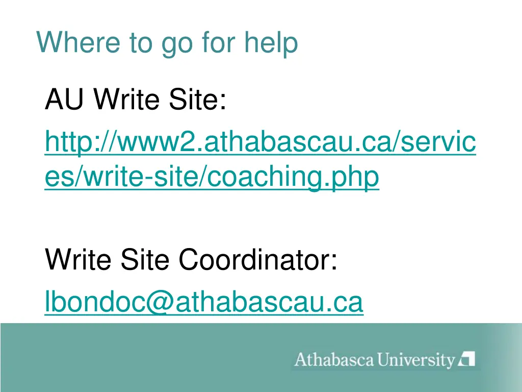 where to go for help