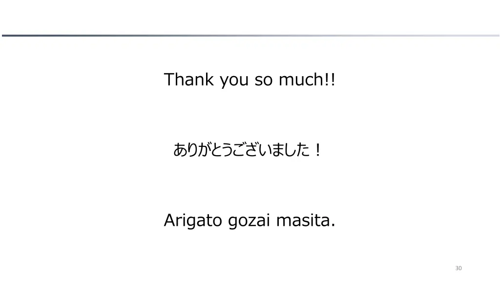 thank you so much