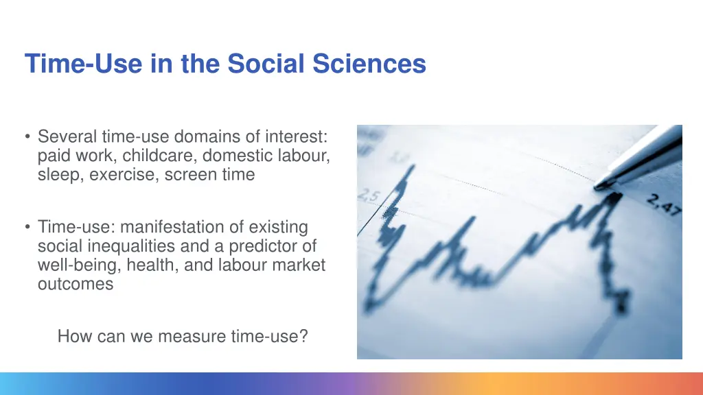 time use in the social sciences