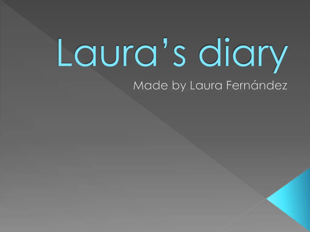 laura s diary made by laura fern ndez
