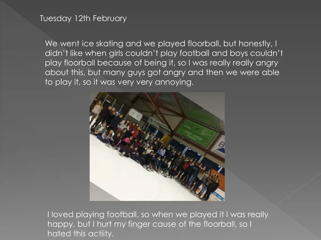 tuesday 12th february