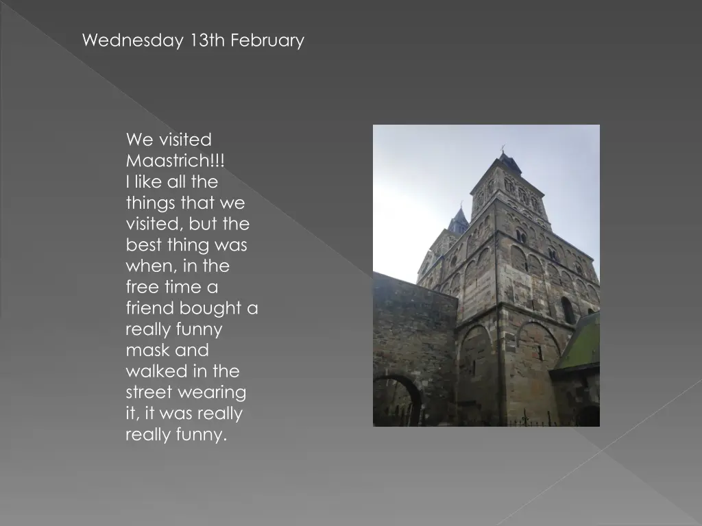 wednesday 13th february