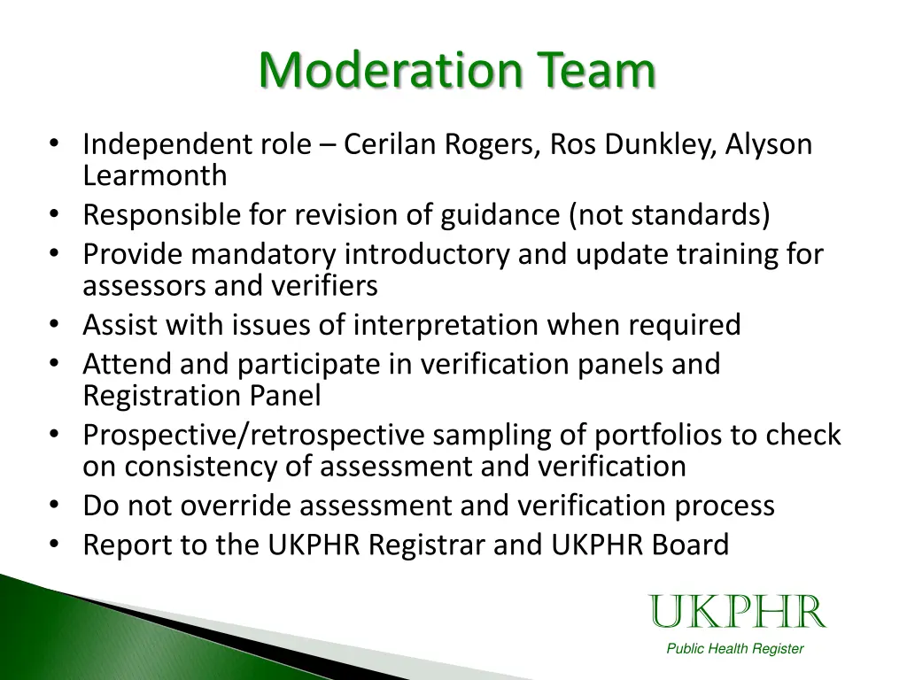 moderation team