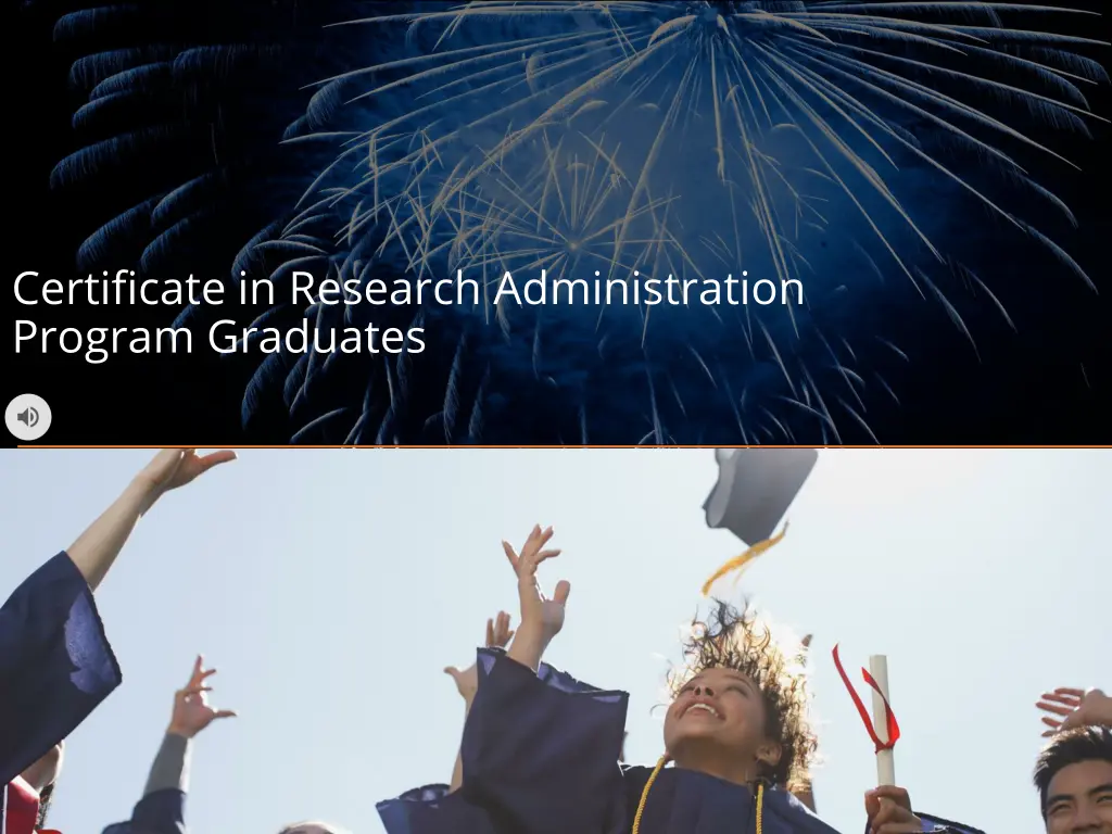 certificate in research administration program