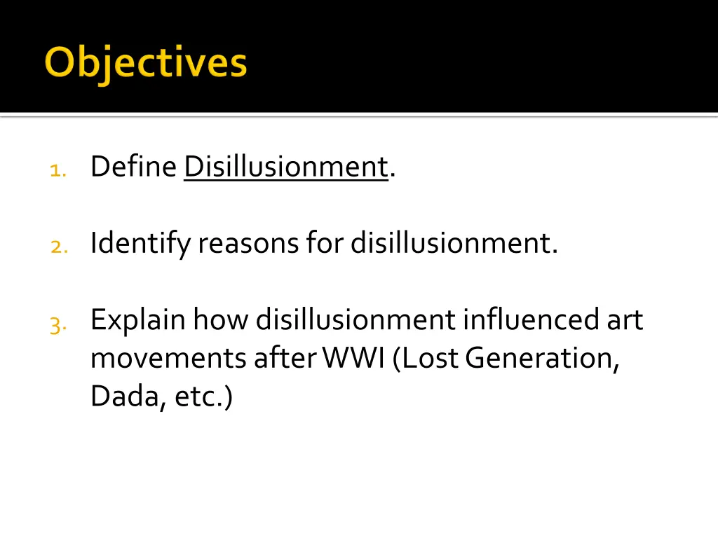 1 define disillusionment