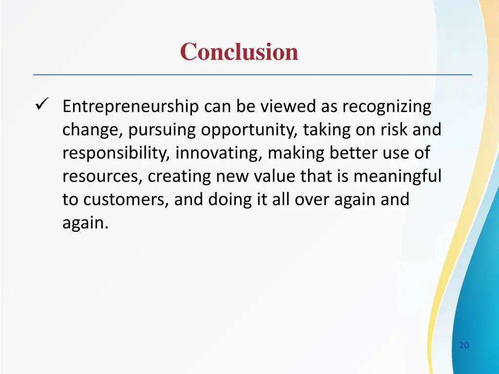 conclusion