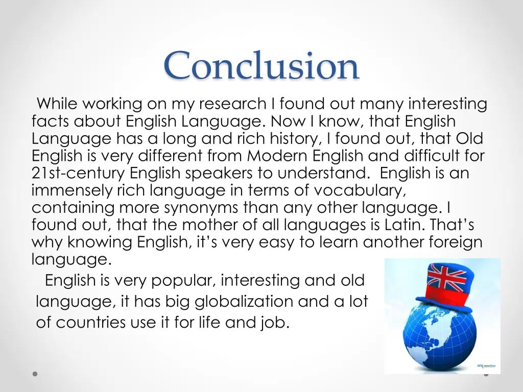 conclusion