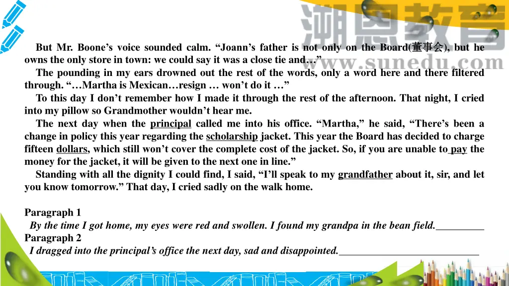 but mr boone s voice sounded calm joann s father