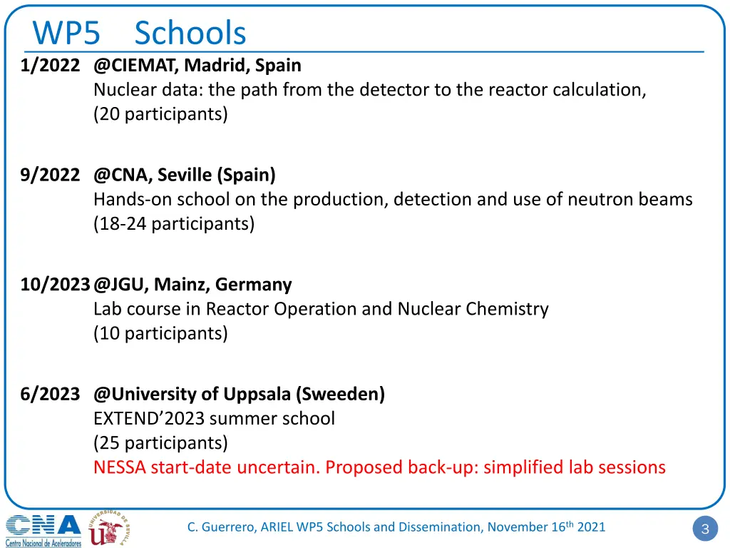 wp5 schools 1 2022 @ciemat madrid spain nuclear