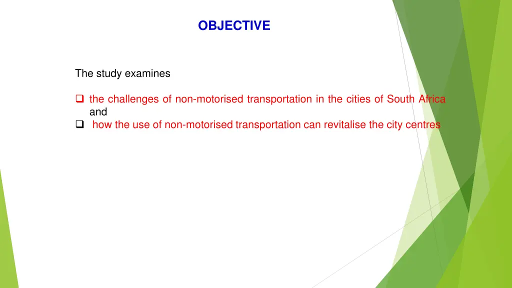 objective