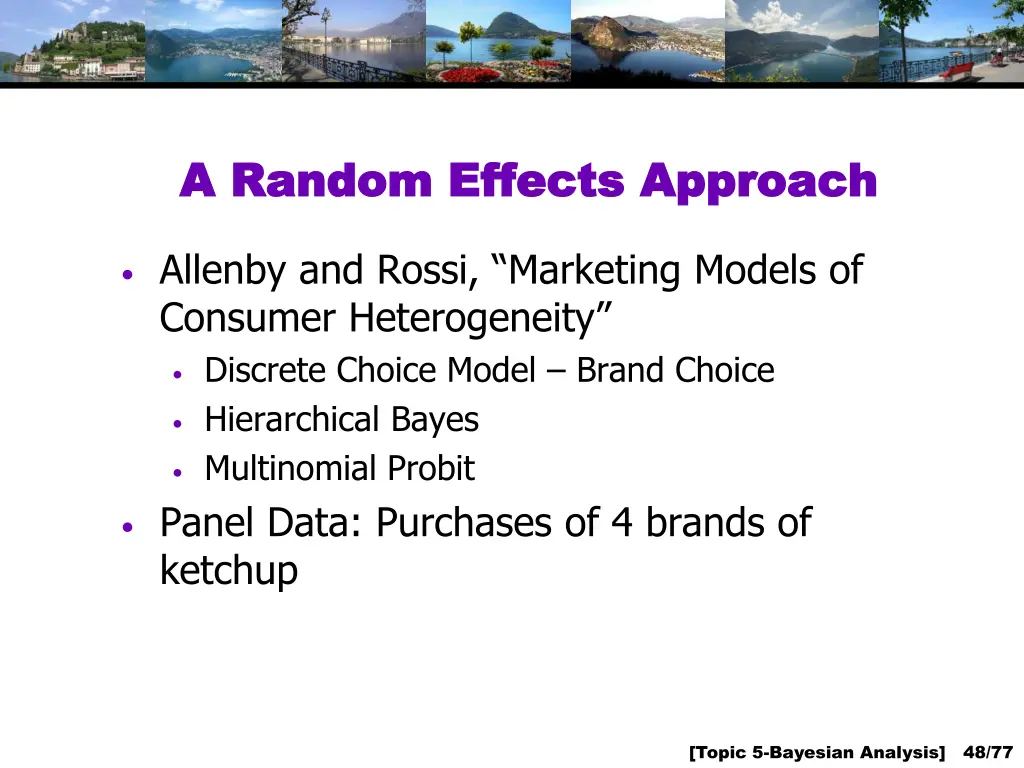 a random effects approach a random effects