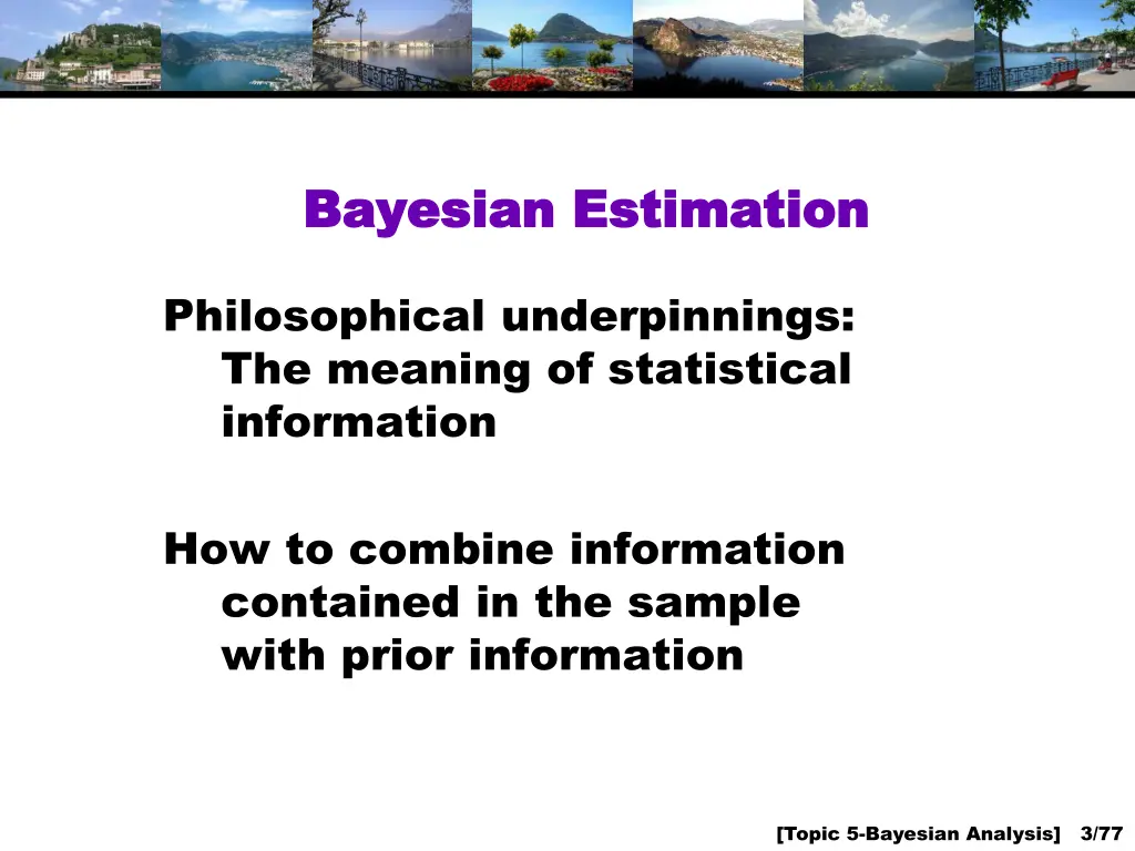 bayesian estimation bayesian estimation