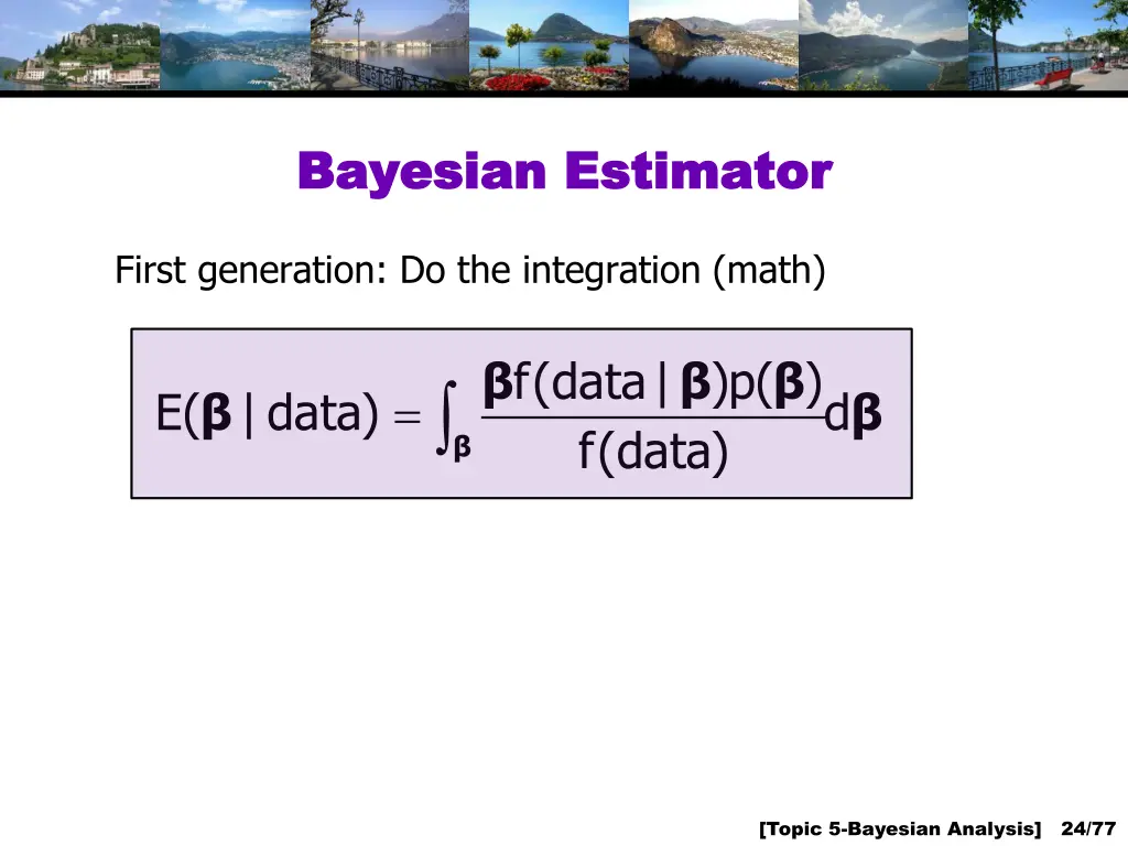 bayesian estimator bayesian estimator