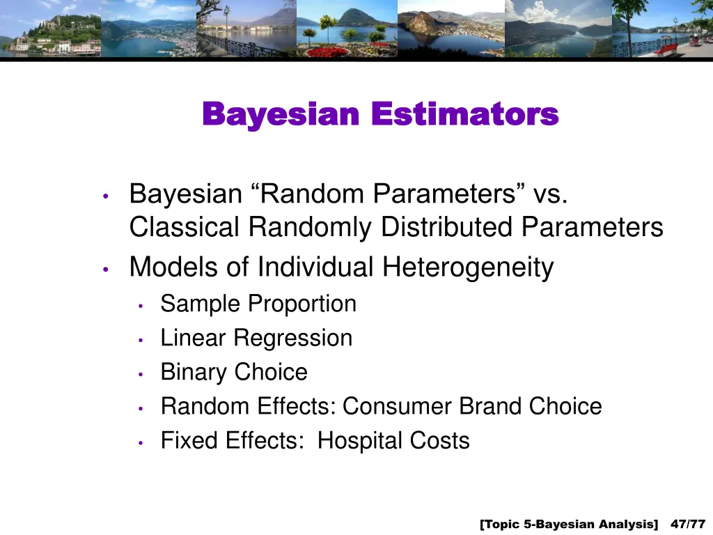 bayesian estimators bayesian estimators