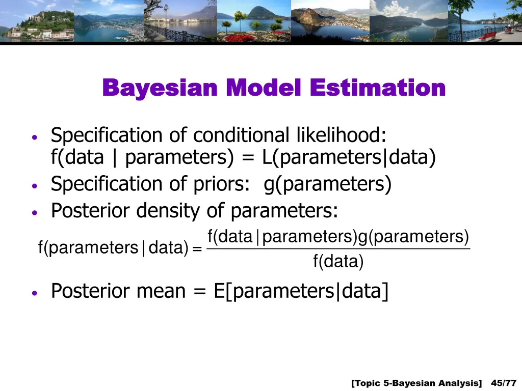 bayesian model estimation bayesian model