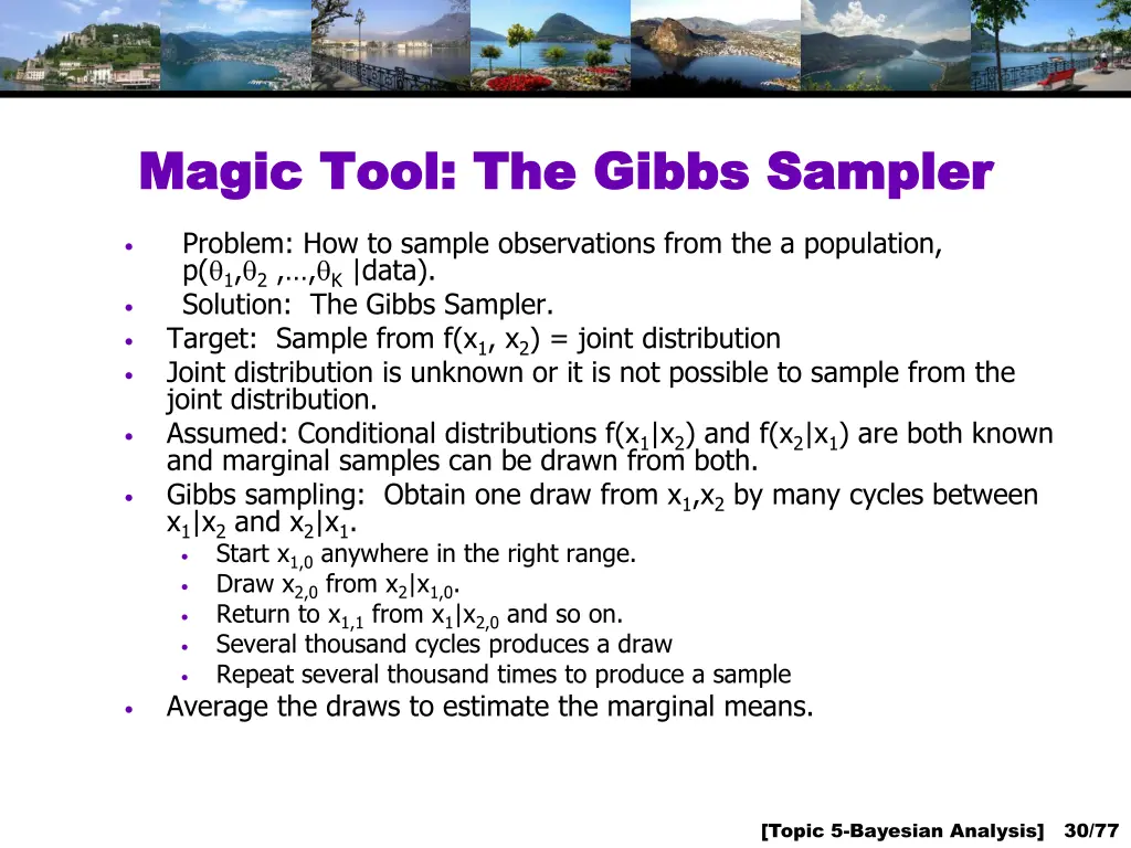 magic tool the gibbs sampler magic tool the gibbs