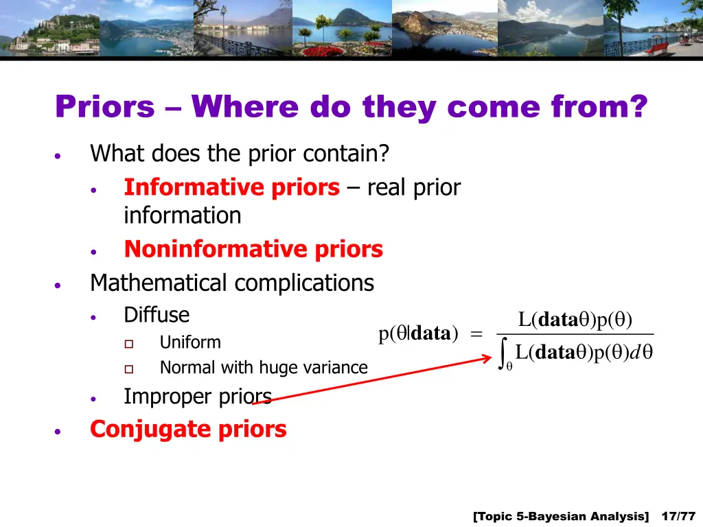 priors where do they come from what does