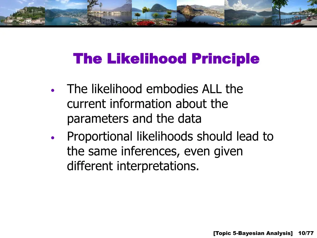 the likelihood principle the likelihood principle