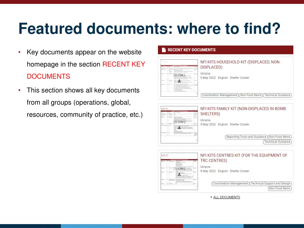 featured documents where to find