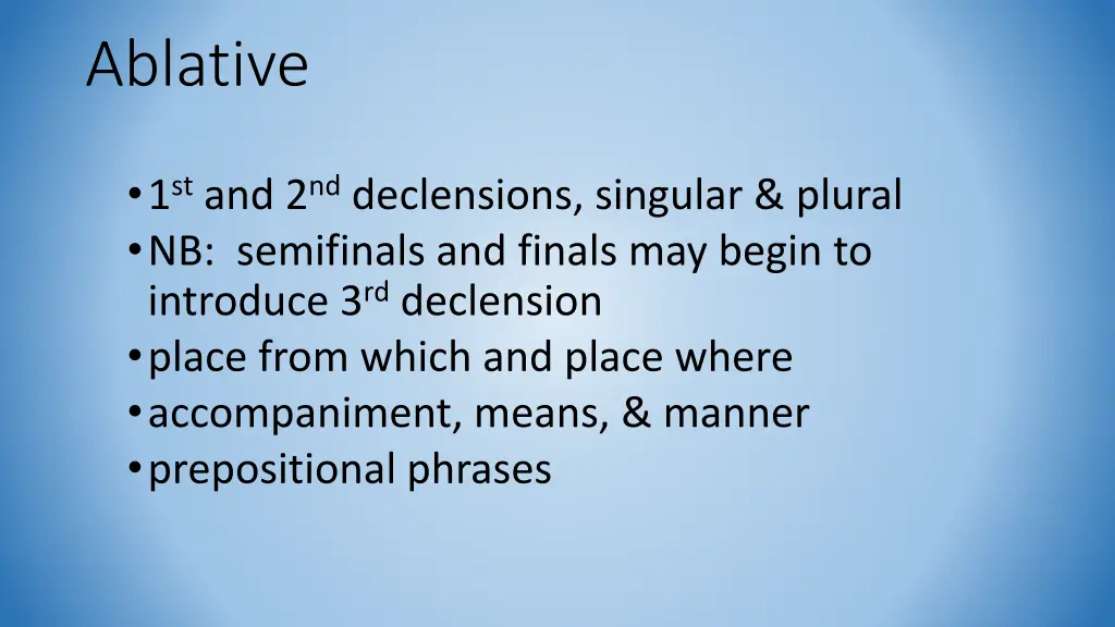 ablative