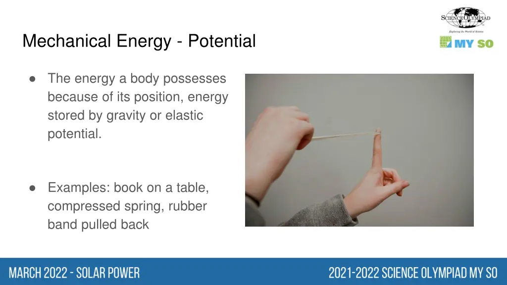 mechanical energy potential