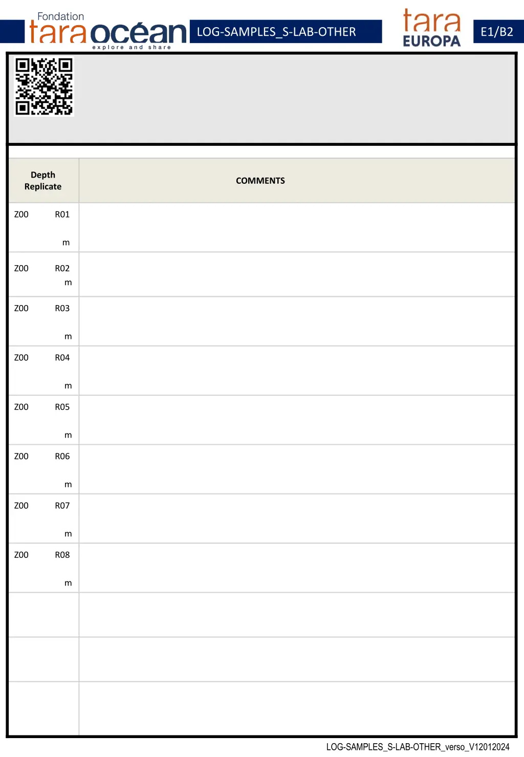 log samples s lab other 1