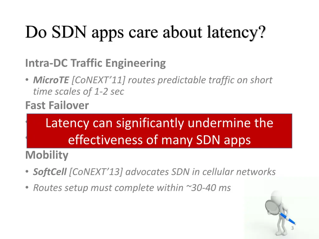 do sdn apps care about latency