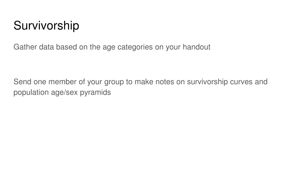 survivorship 1