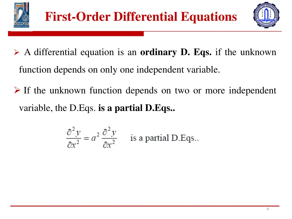 first order differential equations 1