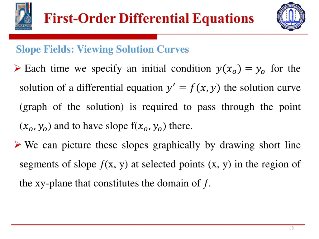 slope fields viewing solution curves