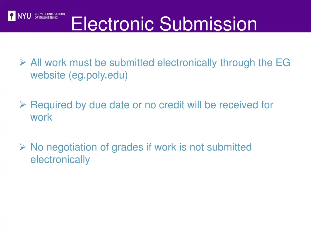 electronic submission