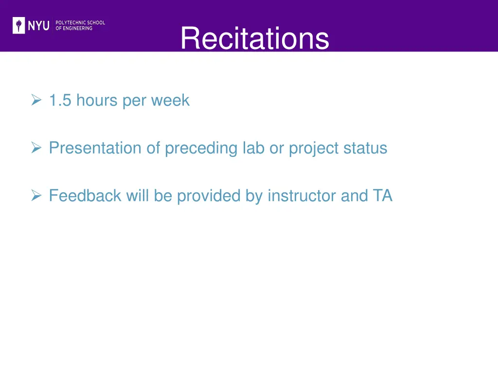 recitations