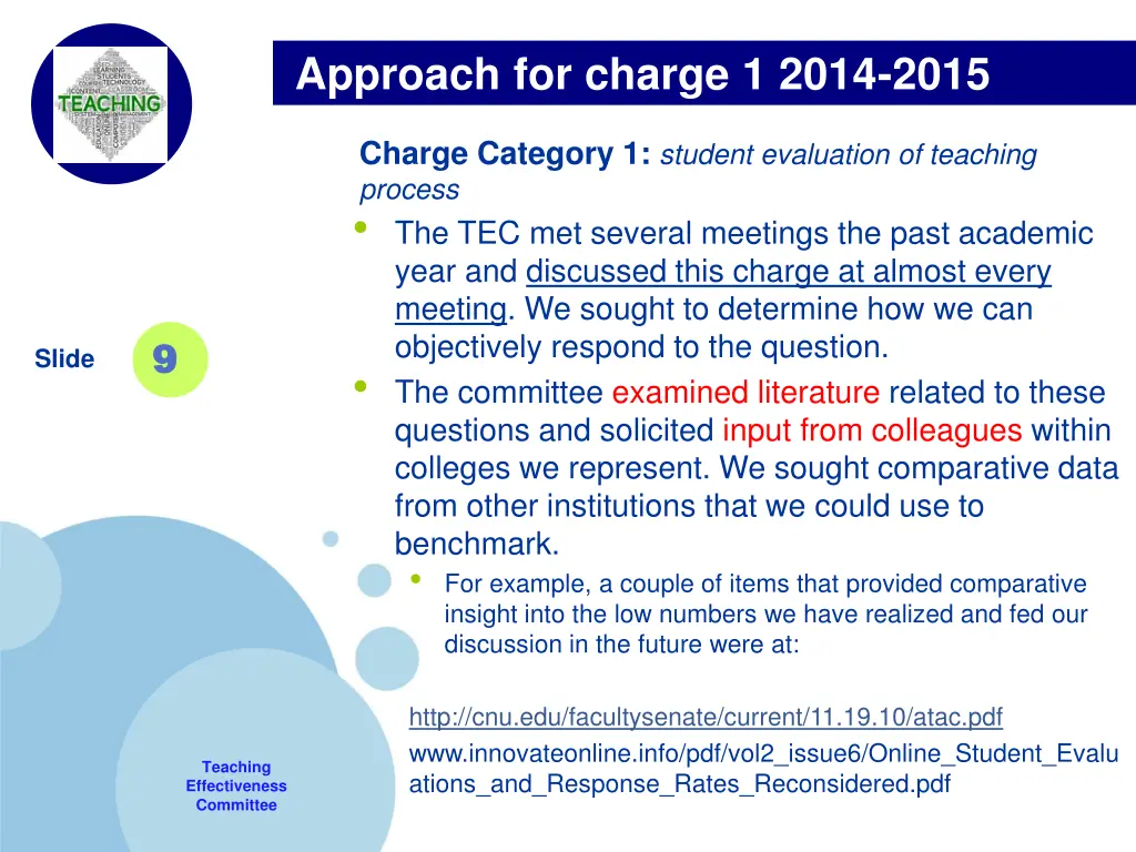 approach for charge 1 2014 2015 1