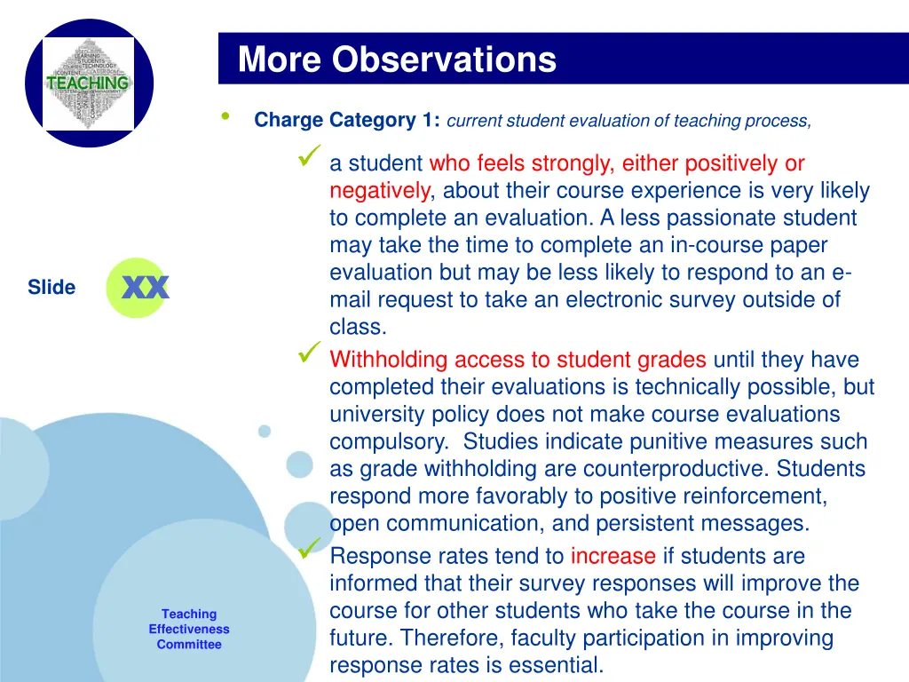 more observations